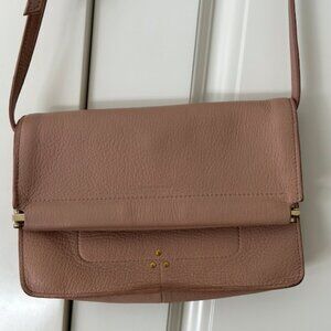 Jerome Dreyfuss Yves Leather Crossbody Bag, color Blush
